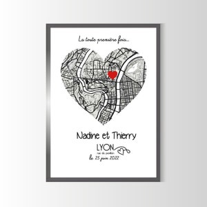 couple gift poster, wedding gift poster, Valentine's Day gift poster, engagement gift poster, first meeting, First date