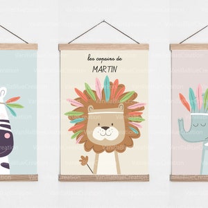 nursery poster, personalized birth gift, decor poster birth
