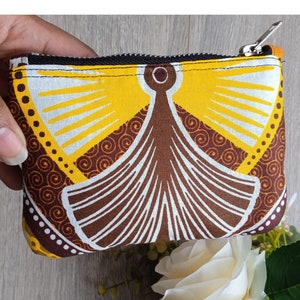 Porte cartes coloré wax / porte carte femme