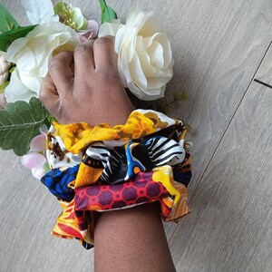 Hair scrunchies/ Wax scrunchies / Colorfull scrunchies / African scrunchies