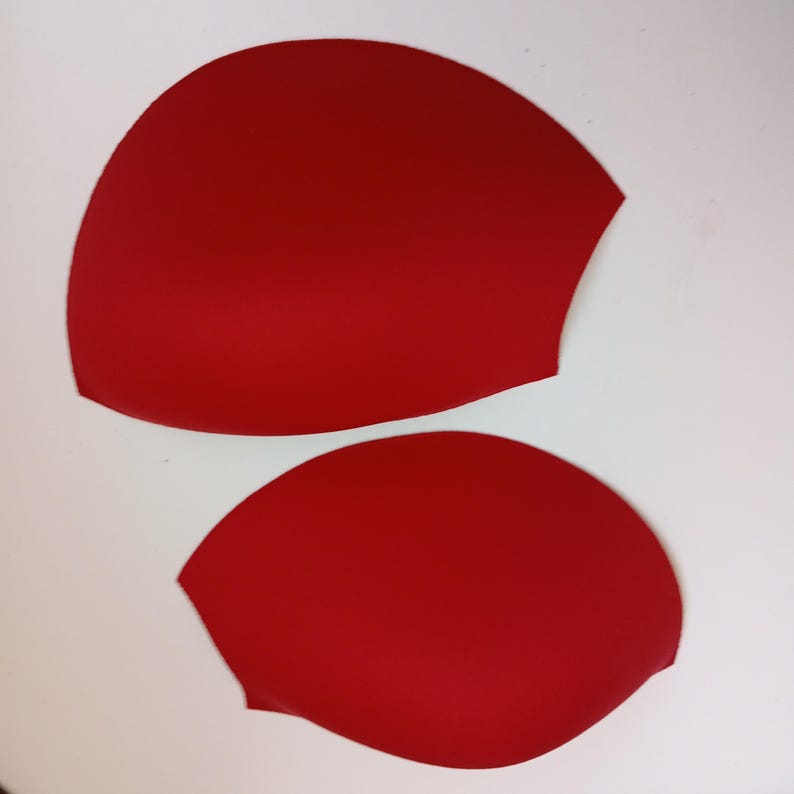 Red Foam Bra Cup – Sew-In – Lingerie Supply – Corsetry Sewing – 3 mm Thickness image 7