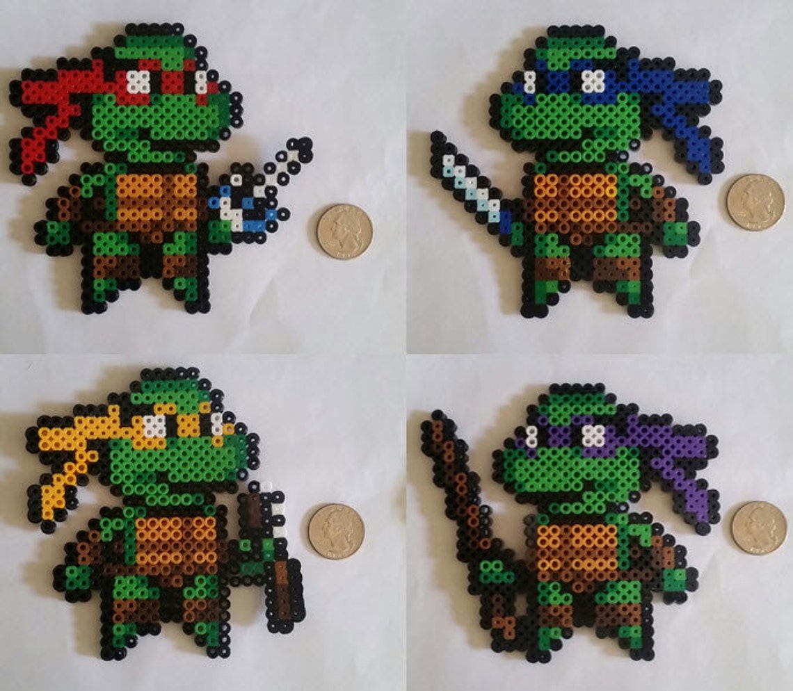 Ninja Turtle Perler Beads Etsy ninja-turtle-perler-beads-etsy