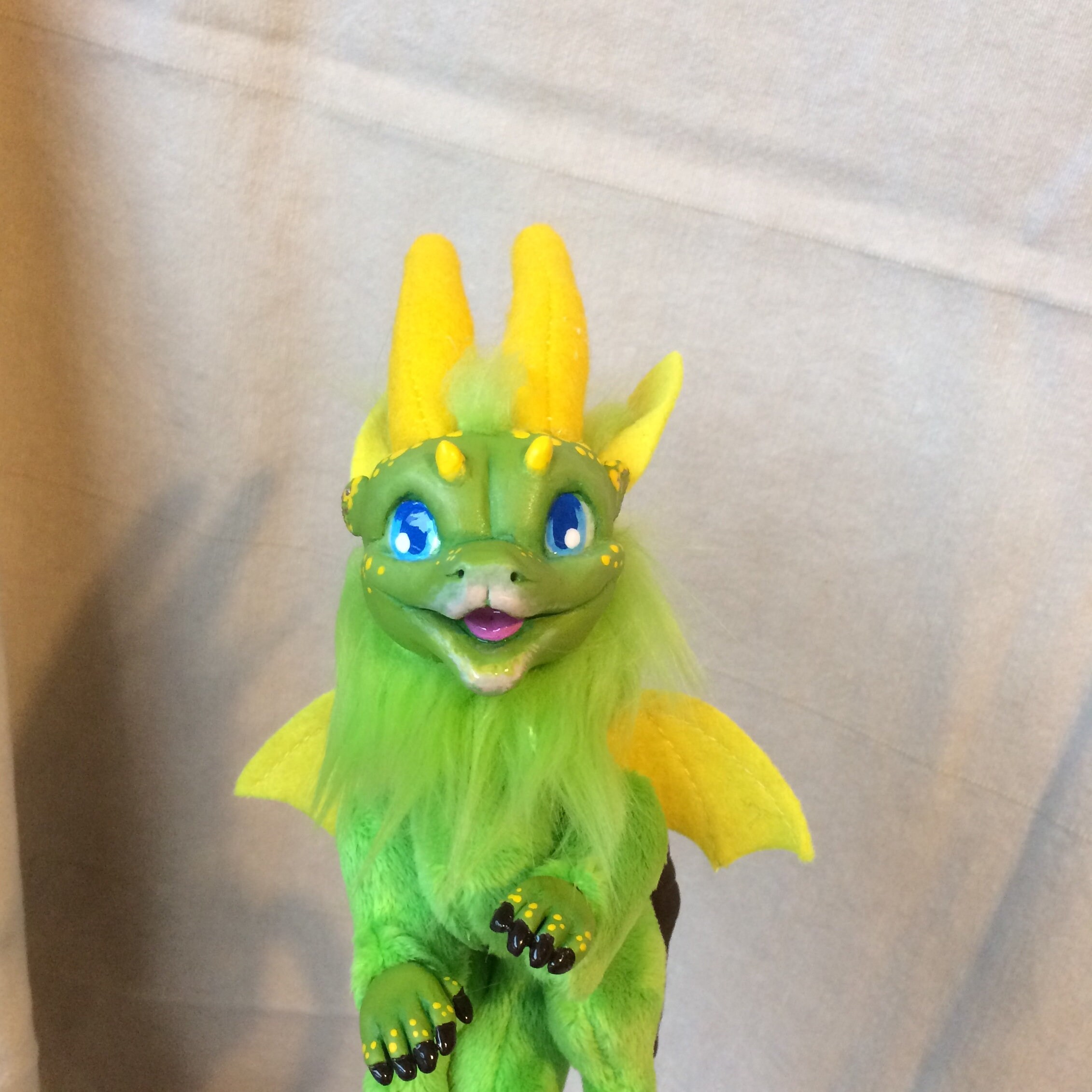 Pomelo the Pocket Dragon cute baby dragon hatchling Etsy
