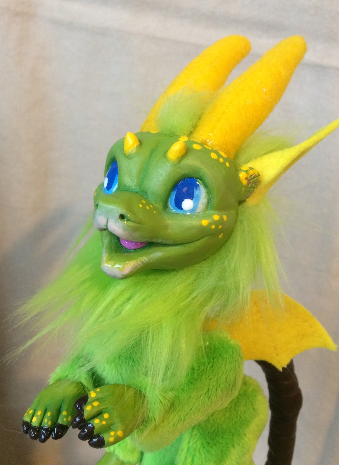 Pomelo the Pocket Dragon cute baby dragon hatchling Etsy