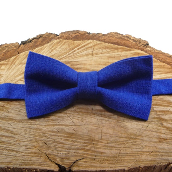 Bow Tie Adults Men Royal Blue Wedding Winter Formal Wear Adjustable Accessories
