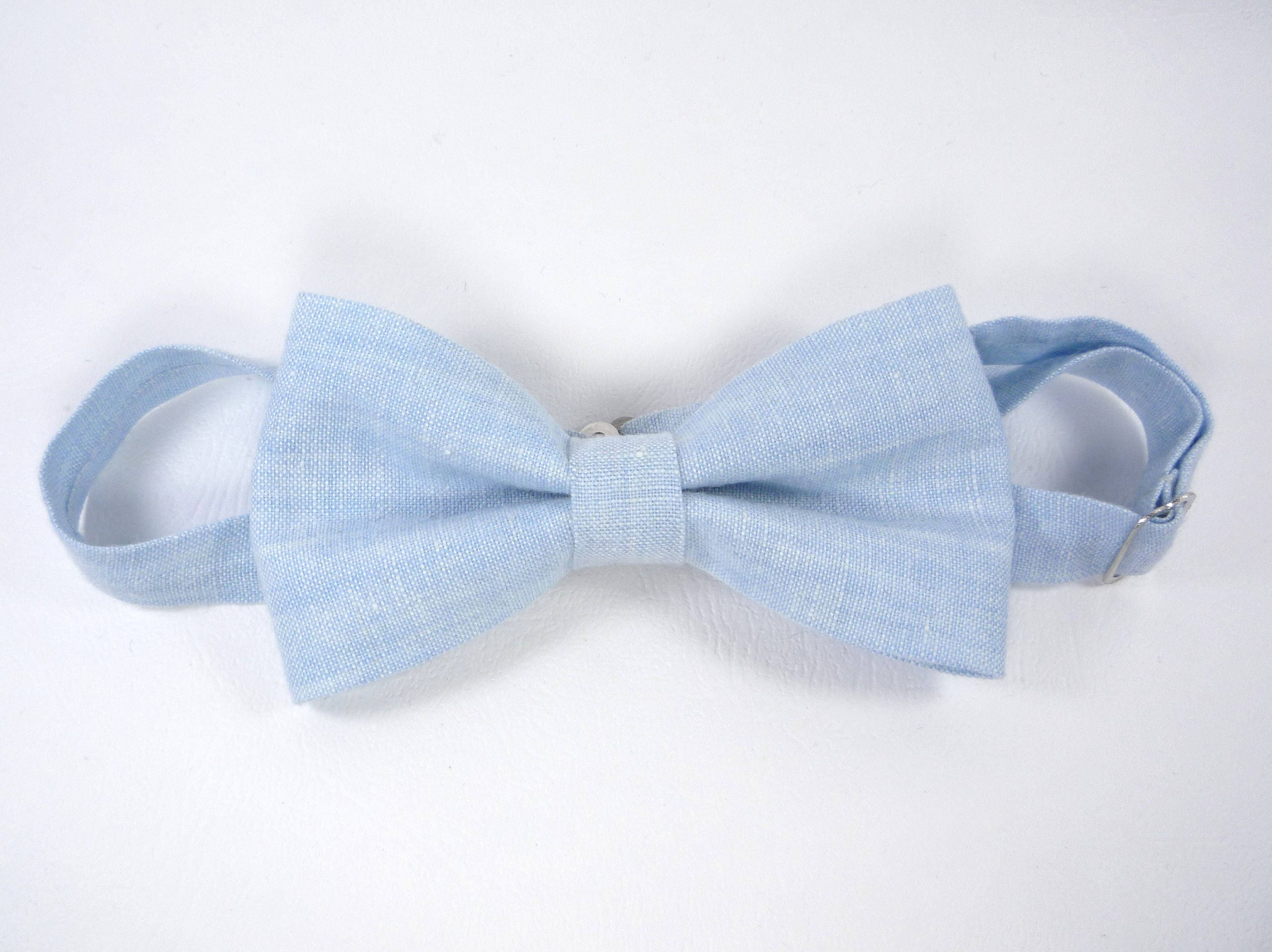 Light Blue Bow Tie Sky blue bow tie Bow Tie for Men Spring Etsy