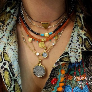 Handmade Greek Necklaces Sterling Silver 925o