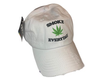 Custom Distressed Smoke Everyday Hat