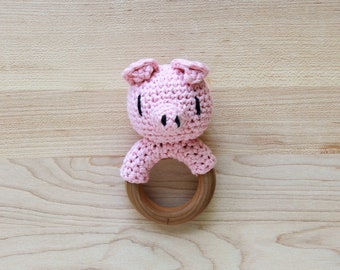 peppa pig teether