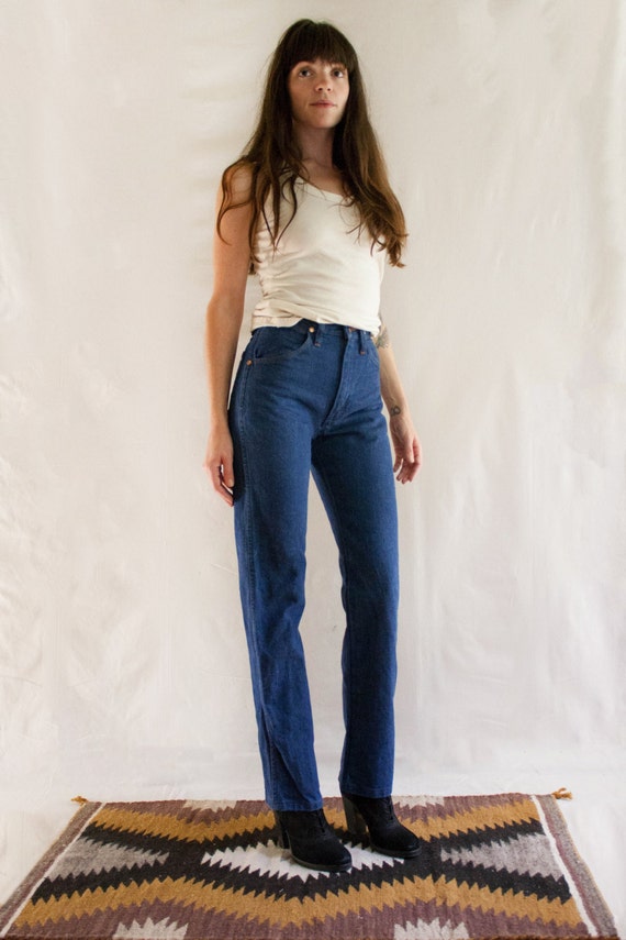 Vintage 70s Wrangler Straight Leg Denim Jeans - image 3