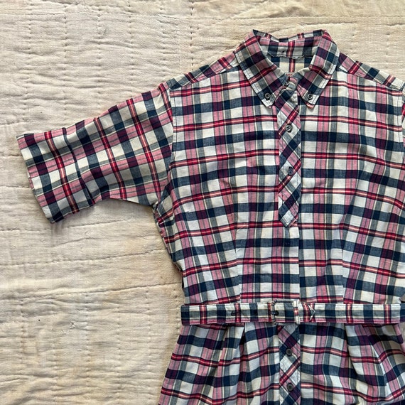 Vintage Plaid Dress - image 2