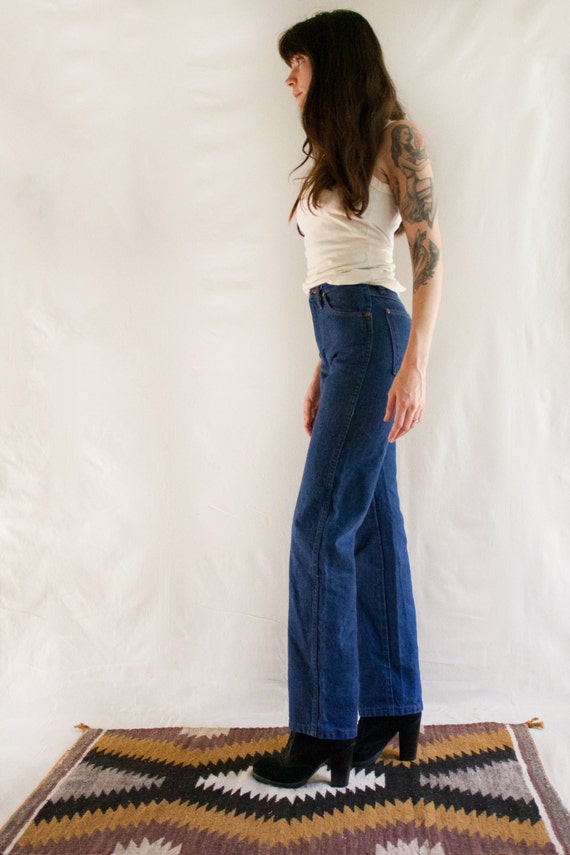 Vintage 70s Wrangler Straight Leg Denim Jeans - image 4