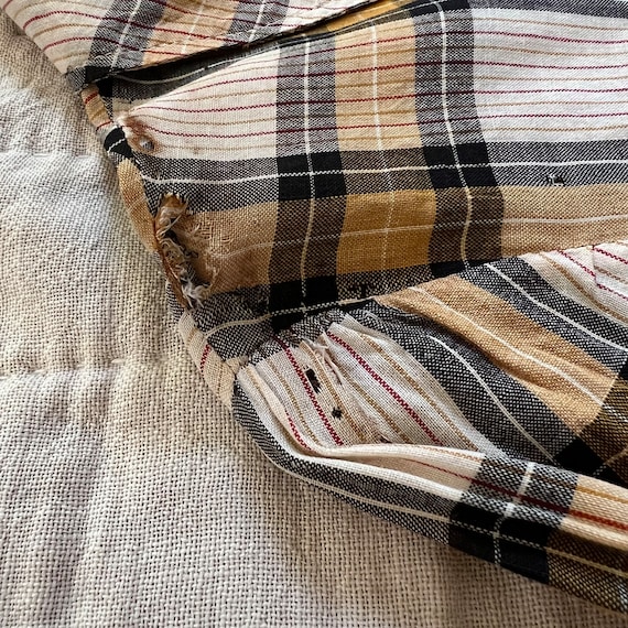 Vintage Yellow Navy Red Dress - image 3