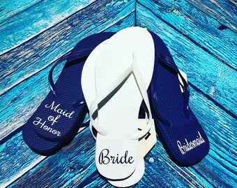 etsy wedding flip flops