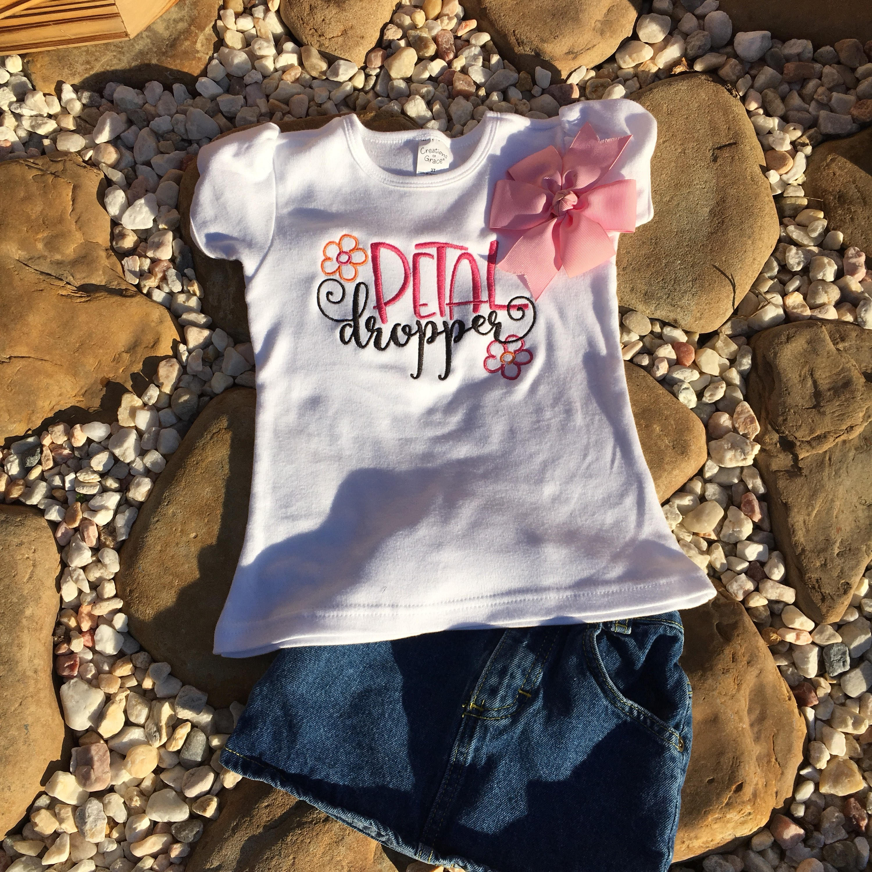 Flower Girl Shirt Flower Girl Shirts Gift Idea For Flower Etsy