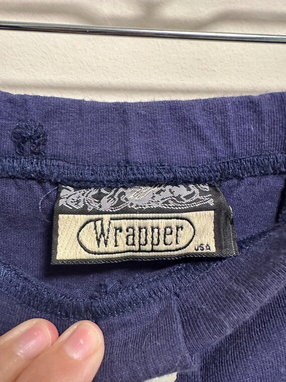 Vintage Wrapper Brand Long Buttonfront Cotton Ski… - image 3