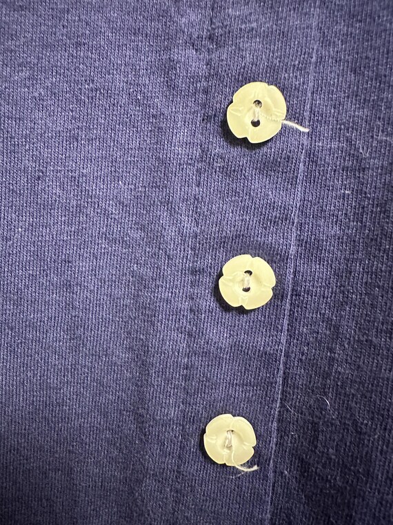 Vintage Wrapper Brand Long Buttonfront Cotton Ski… - image 2