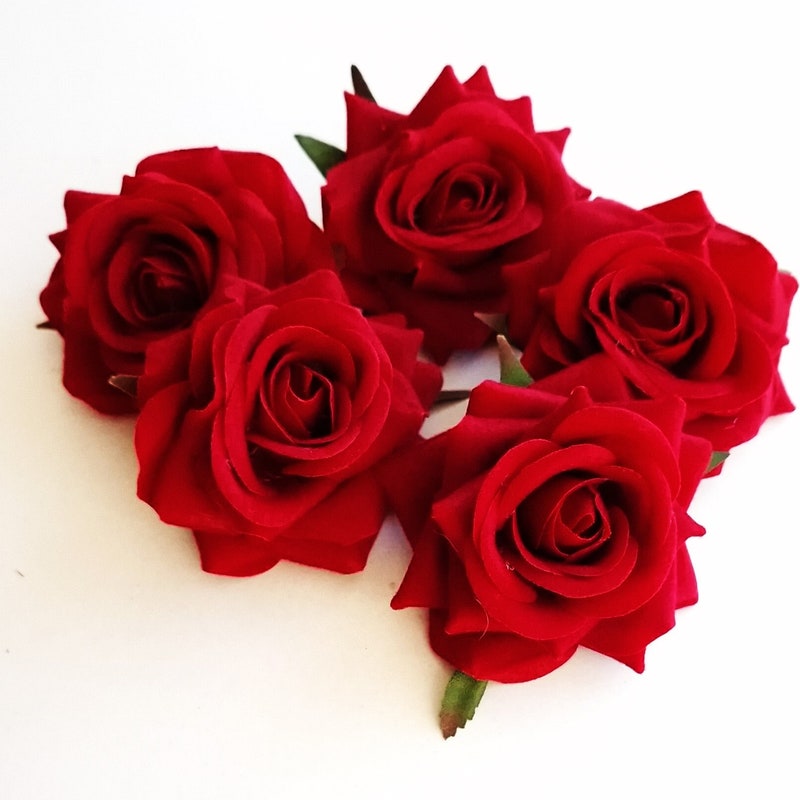 Artificial Roses - Etsy