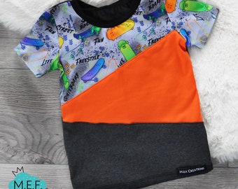 Skate board and graffiti t-shirt for toddler and baby - Summer 2022