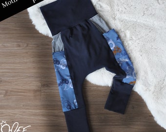 Tractor harem pants designed by MEF for child and baby - New winter 2021