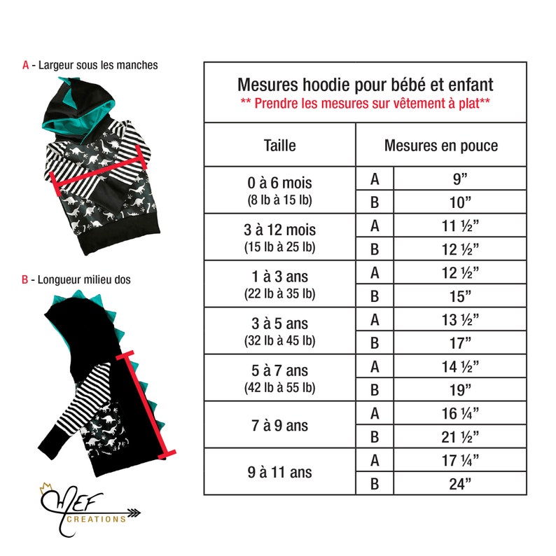 Hooded sweater grow with me with construction vehicules for baby and toddler