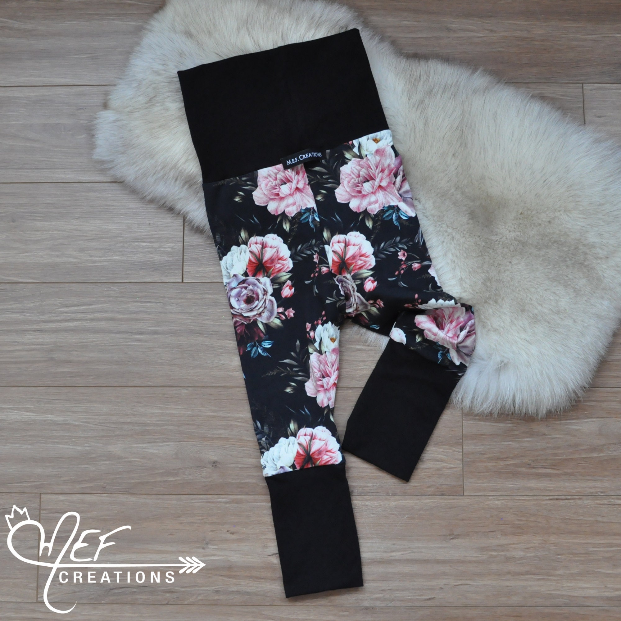 Beach Floral Leggings for Kids and 