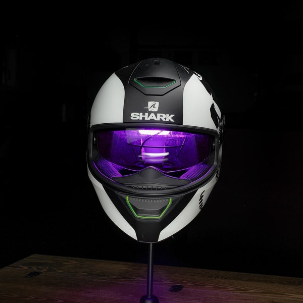 Motorcycle Helmet Lamp Etsy