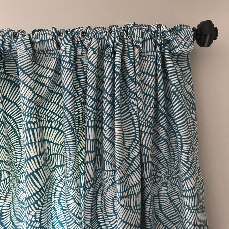 Midcentury Modern Window Treatment Valance or Panels in Etsy