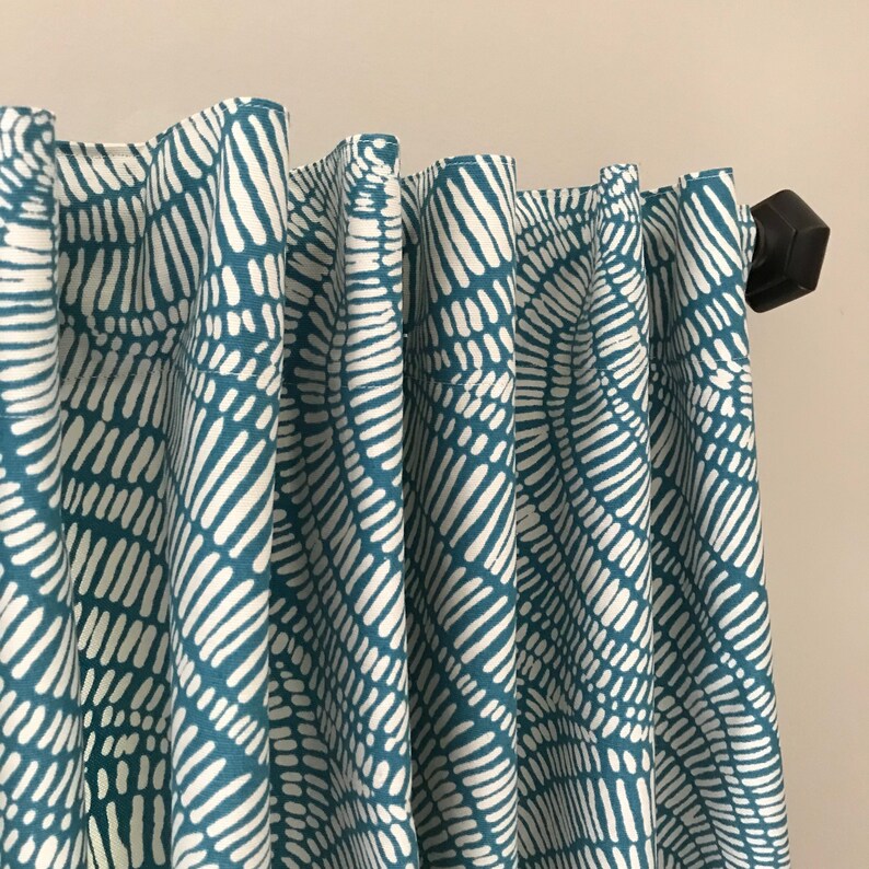 Midcentury Modern Window Treatment Valance or Panels in Etsy