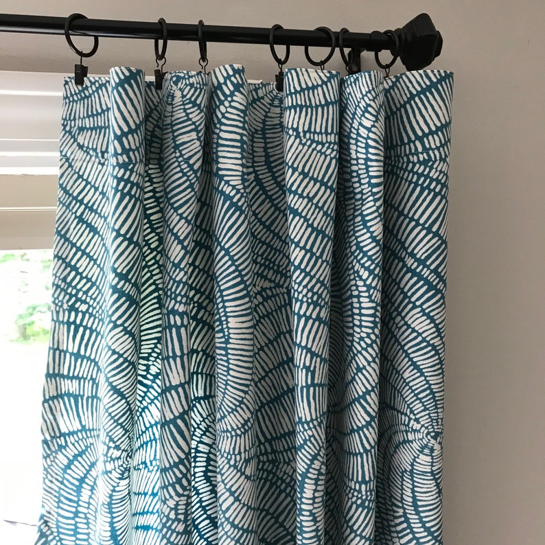 Midcentury Modern Window Treatment Valance or Panels in Etsy
