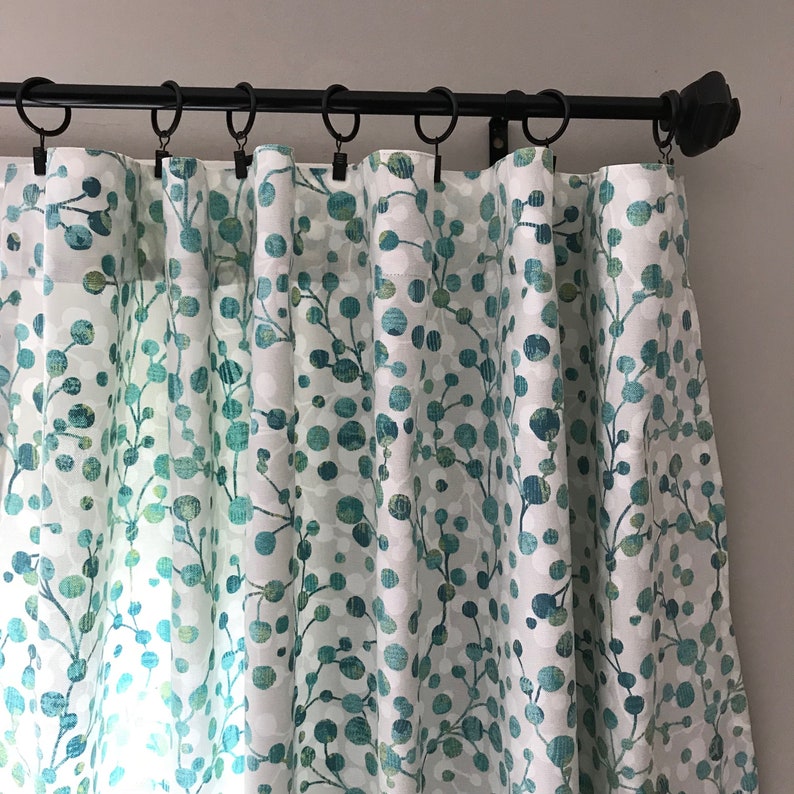 MidCentury Modern Covington Orbits Window Treatment Valance Etsy