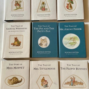 Beatrix Potter F Warne & Co Books - Beatrix Potter Bedtime Story,   Benjamin Bunny, Flopsy Bunnies - Classic Children’s Books
