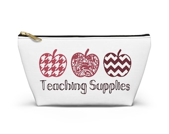 Accessory Pouch w T-bottom teaching supplies pencil pouch