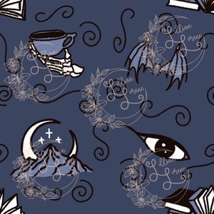 Seamless Pattern ACOTAR Booktok Reading