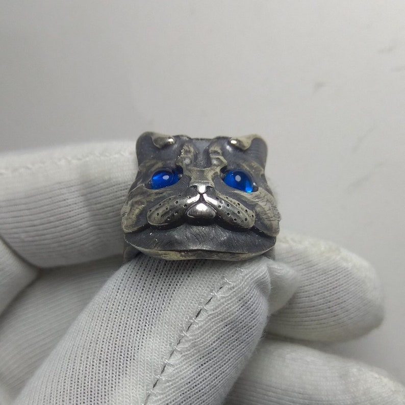 Cat Jewelry Cute Kitty Silver Cat Ring Cat Jewelry