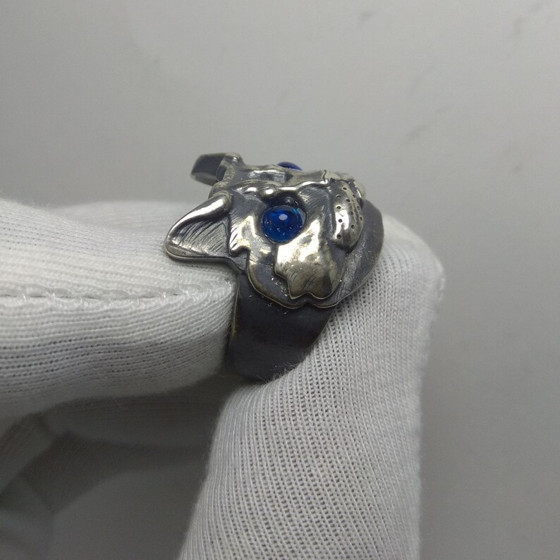 Cat Jewelry Cute Kitty Silver Cat Ring Cat Jewelry