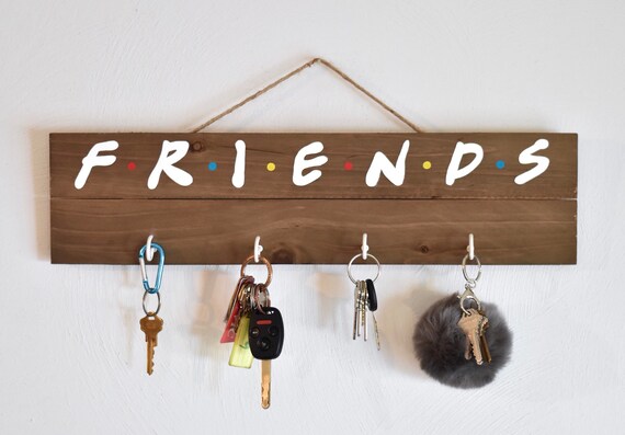 Friends Tv Show Key Holder Board Etsy