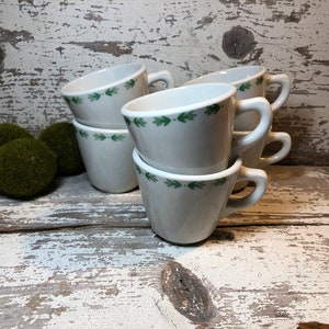 Shenango China Teacups Set of Six Restaurant Ware