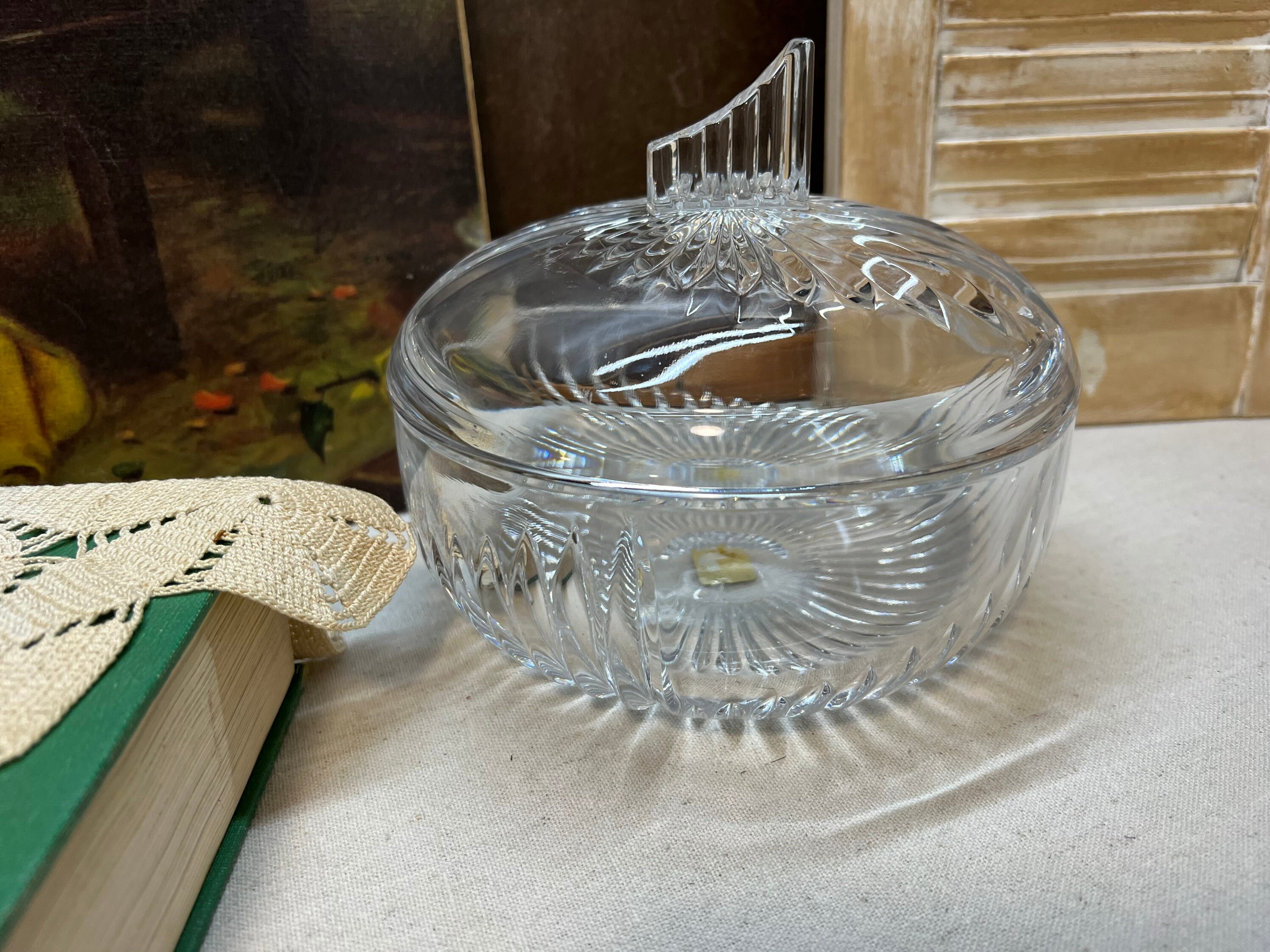 Nachtmann Bleikristall 24 Lead Crystal Candy Dish Etsy