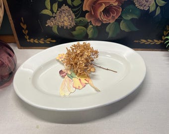Buffalo China USA Restaurant Ware Platter White Ironstone Large Farmhouse