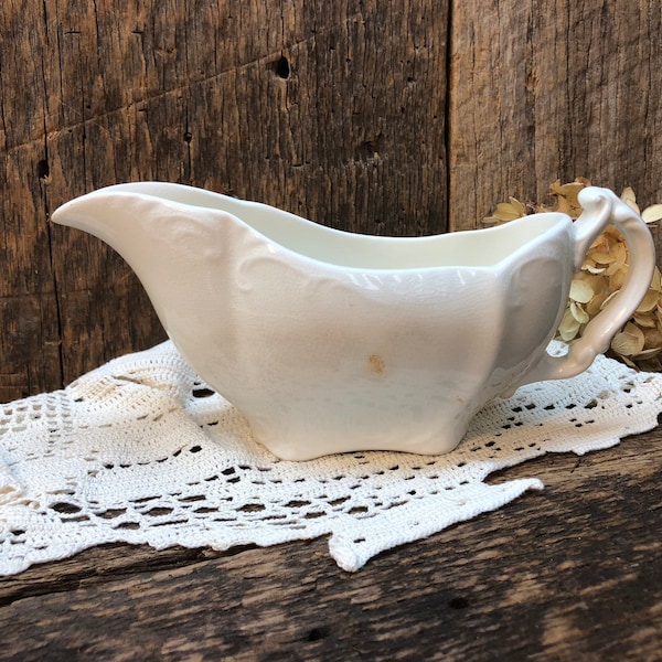 Antique Gravy Boat Etsy