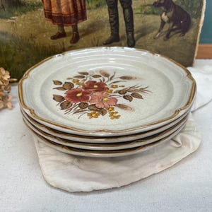 International Stoneware Endura Collection Bread Butter Plates Set of Four