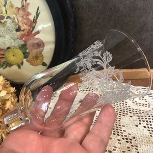 Homco Votive Cup Etched Roses