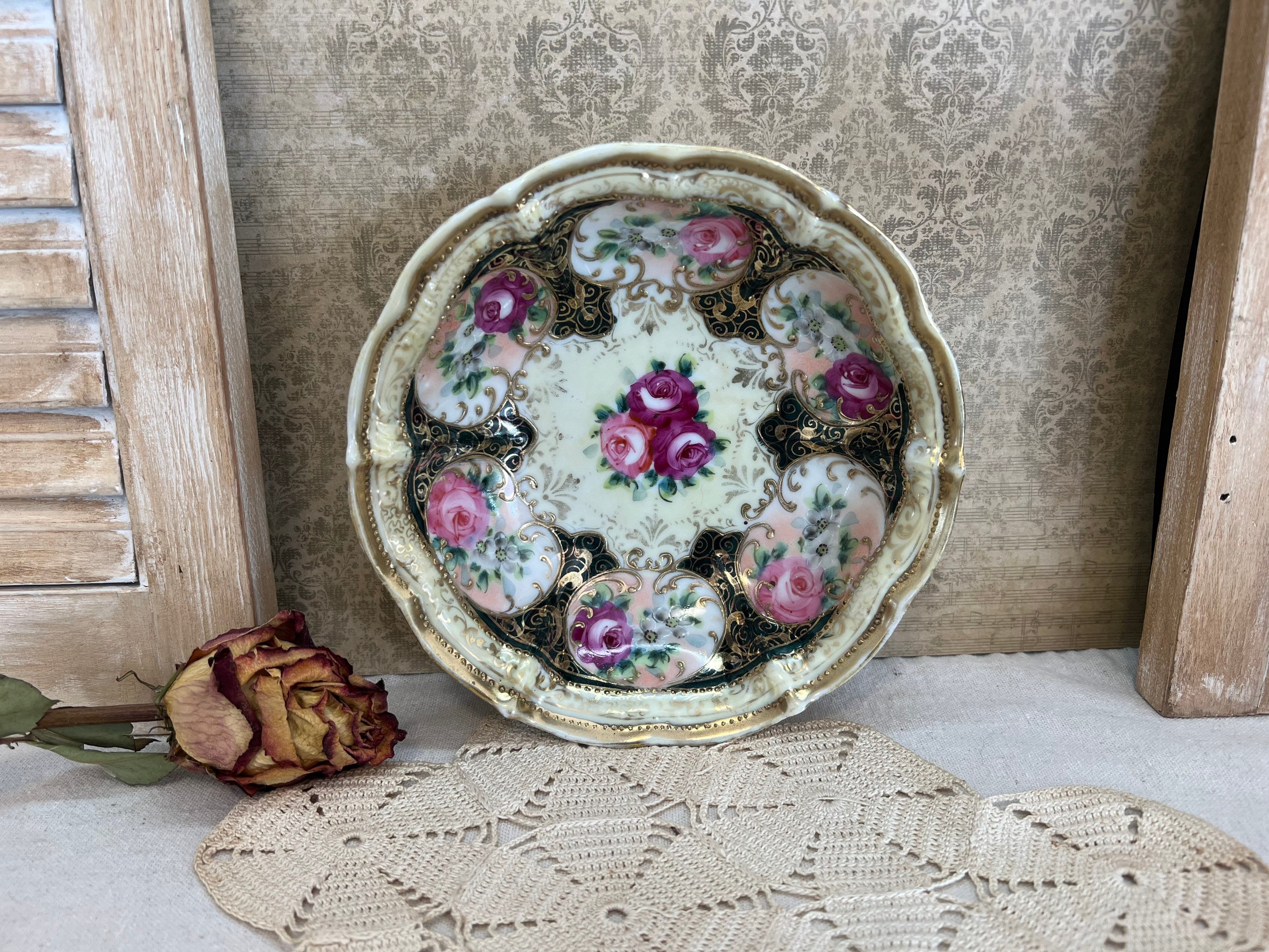Nippon Handled Bowl - Etsy