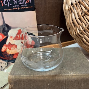 Princess House Creamer Floral Etched Heritage