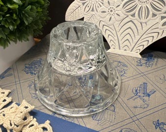 Home Interiors & Gifts Crystal Candlestick Holder