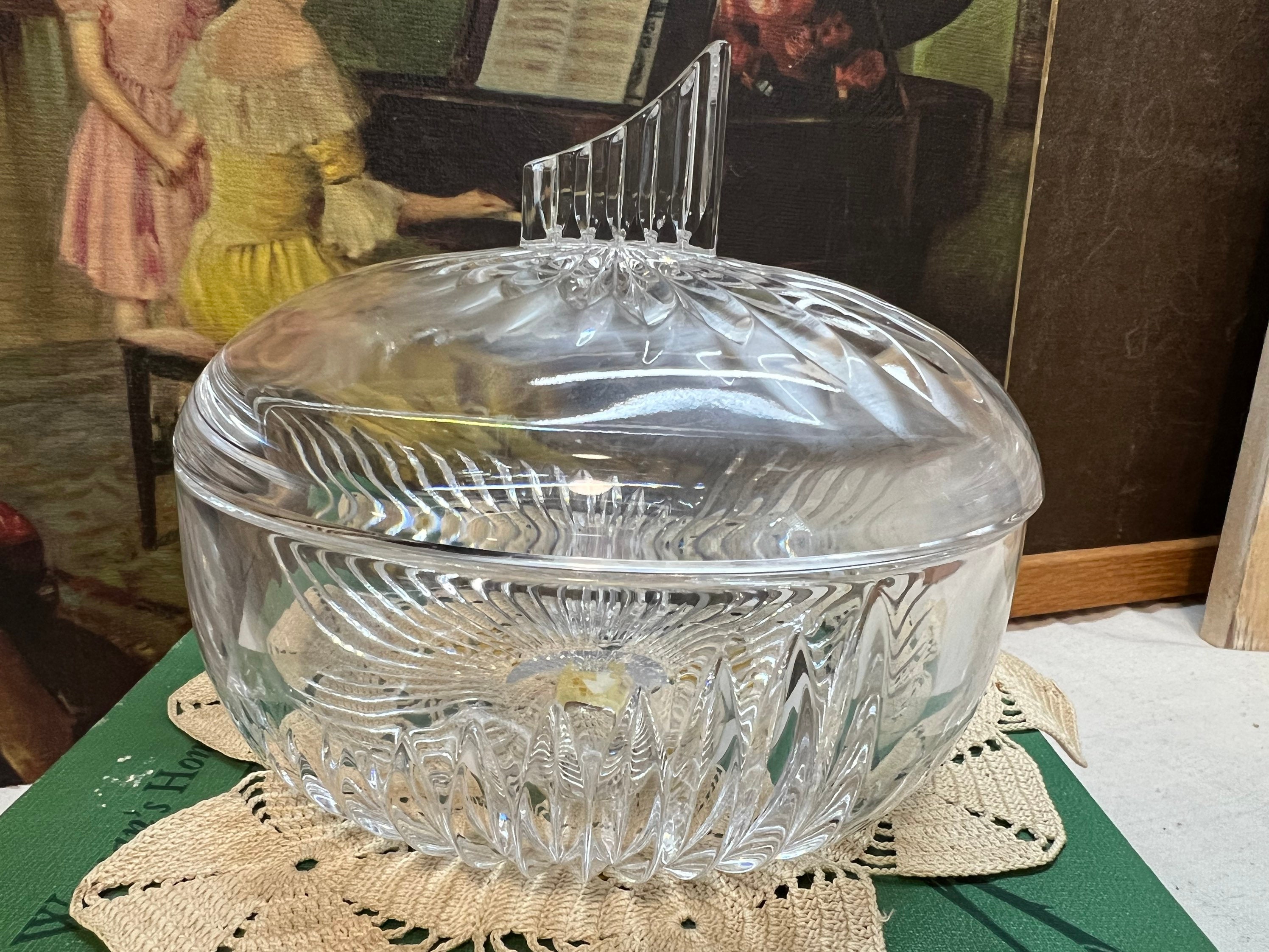 Nachtmann Bleikristall 24 Lead Crystal Candy Dish Etsy