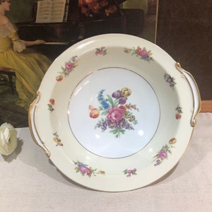 Noritake China Queenanne Serving Bowl Floral