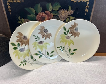 Blue Ridge Southern Potteries USA Floral Dinner Plates Three Available
