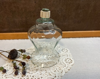 Votive Cup Candleholder Crimped Rim Ribbed Design